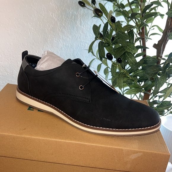 Men's Dress Shoes, Mens Oxford Shoes, Leather Stylish Lace-up Wingtip Brogues, - Picture 6 of 8